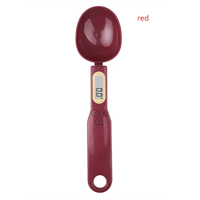 500g 0.1g Digital Kitchen Scale – LCD Electronic Measuring Spoon Scale for Flour, Milk, Coffee & Food, Mini Precision Baking Weighing Tool
