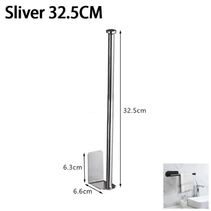 Stainless Steel Under Sink Organizer – Kitchen Towel Holder & Paper Towel Storage Rack