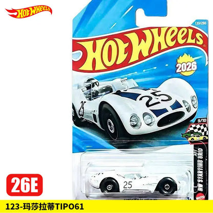 Hot Wheels 1:64 Mainline Series 2026 E Case Diecast Car – Collectible Toy Vehicle Models Featuring Simpsons, Pagani, Audi, Mazda & Dodge