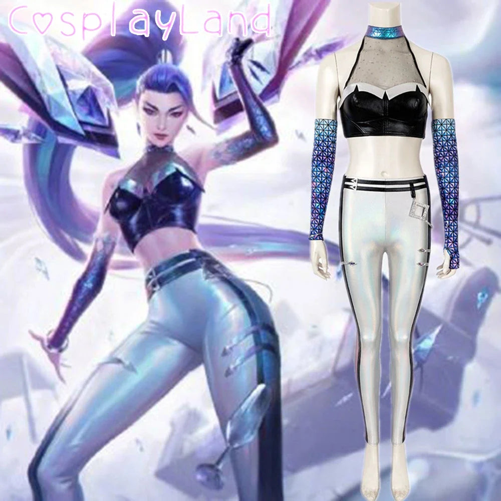 League of Legends K/DA Kai’Sa Cosplay Costume – Performance Halloween Outfit