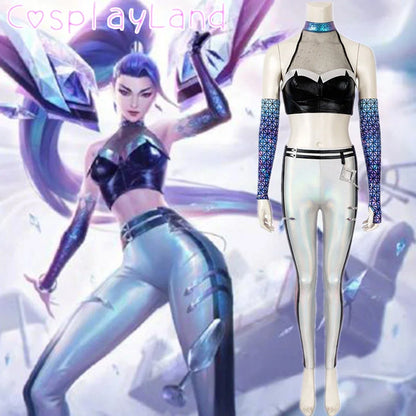 League of Legends K/DA Kai’Sa Cosplay Costume – Performance Halloween Outfit