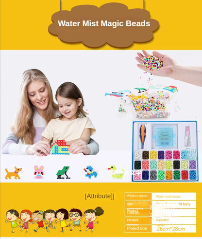 Kit de création perles à souder à l'eau 1000 pièces – Ensemble de perles magiques à pulvériser pour les arts, l'artisanat et le jeu créatif des enfants
