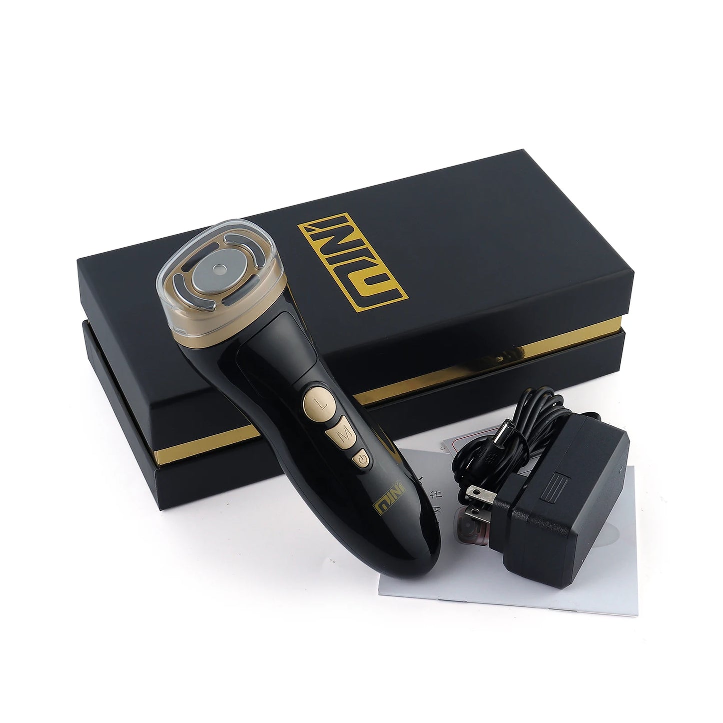 Mini HIFU Facial Lifting Device – Ultrasonic RF EMS Skin Tightening & Anti-Wrinkle Massager for Home Use