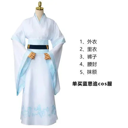 Wei Wuxian Inspired Cosplay Costume – Grandmaster of Demonic Cultivation Anime Roleplay Outfit for Men