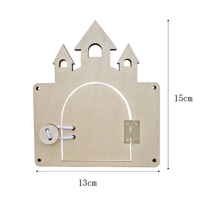 Accesorios Montessori para tablero de actividades DIY – Piezas para tablero sensorial de bebés para el aprendizaje temprano y el desarrollo de habilidades