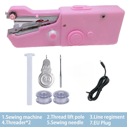 Mini Machine à Coudre Portable – Outil de Couture Rapide sans Fil pour Réparations de Vêtements et Projets de Bricolage