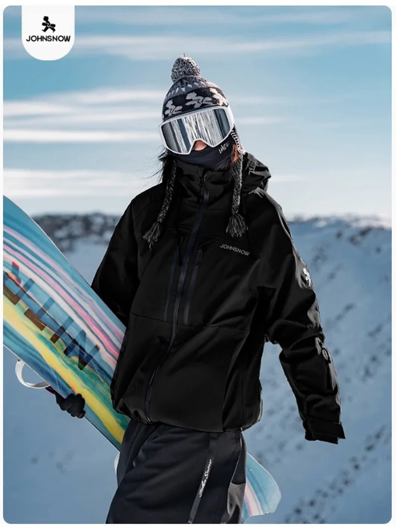 John Snow Unisex Ski Jacket – 2026 Waterproof & Breathable Winter Coat, Warm Snowboarding and Outdoor Sports Outerwear for Men & Women