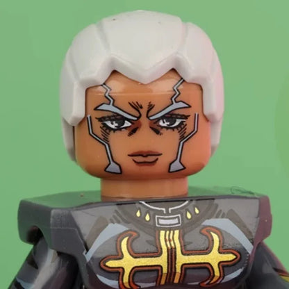 JoJo's Bizarre Adventure Building Blocks – JJBA Mini Action Figure Toy Set, DIY Construction Blocks & Collectible Display Figures