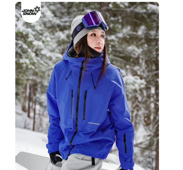 John Snow Unisex Ski Jacket – 2026 Waterproof & Breathable Winter Coat, Warm Snowboarding and Outdoor Sports Outerwear for Men & Women