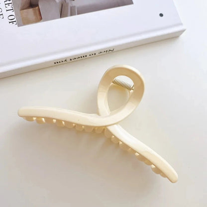 Elegant Geometric Bow Hair Claw Clip for Women – Vintage Large Metal Hair Clip Barrette Hair Accessory