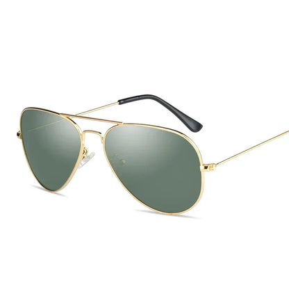 Kids' Polarized Pilot Sunglasses – Classic Metal Frame Children's Eyewear with UV400 Protection for Girls & Outdoor Activities