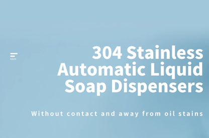 270ml Automatic Touchless Soap Dispenser – Smart Infrared Sensor Liquid Soap Dispenser with 304 Stainless Steel for Kitchen & Bathroom