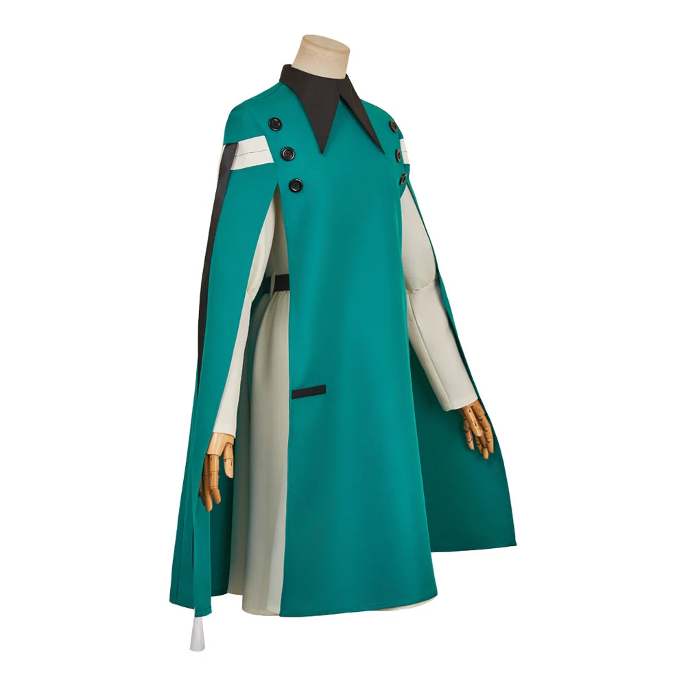 Coco Cosplay Witch Costume – Anime 2025 Atelier Outfit for Adult Women (Dress, Cloak, Belt & Hat Set, Halloween/Carnival Party Suit)