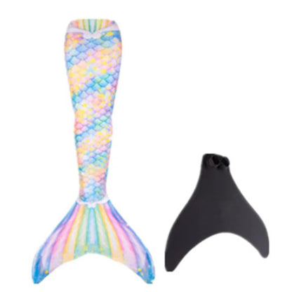 Mermaid Tail Swimsuit Costume – Mermaid Cosplay Fantasy Swimwear for Girls, Kids & Adults, Birthday Gift with Optional Monofin