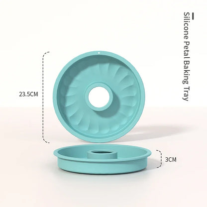 Reusable Silicone Cake Pan – High-Temperature Resistant Non-Stick Baking Mold for Jelly, Cakes & Pastries, Flexible Kitchen Baking Tray
