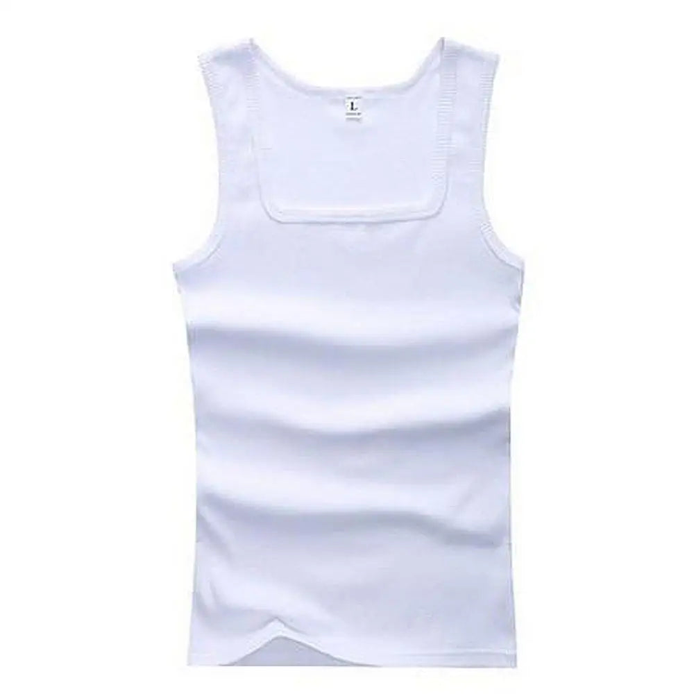 Unisex 100% Cotton Tank Top – Plus Size Sleeveless Fitness Vest for Men & Women, Breathable Gym Workout Shirt