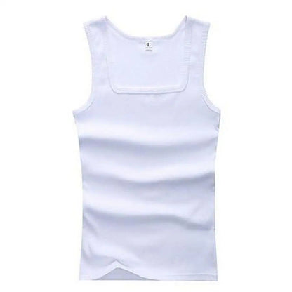 Unisex 100% Cotton Tank Top – Plus Size Sleeveless Fitness Vest for Men & Women, Breathable Gym Workout Shirt
