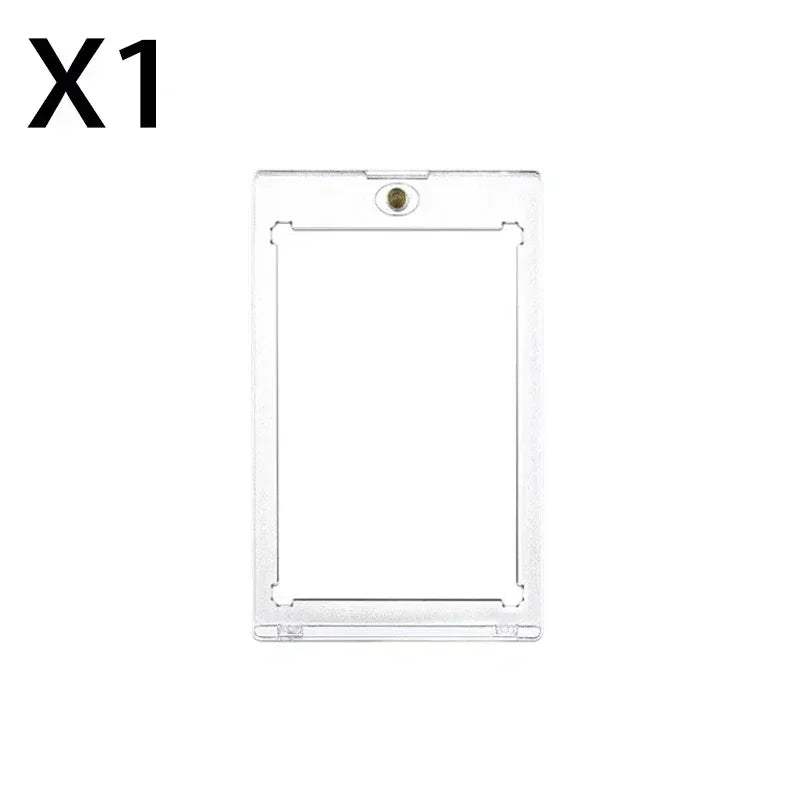 Ensemble de supports pour cartes à collectionner Pokémon – Présentoir magnétique triangulaire en acrylique avec protection étanche pour cartes de collection