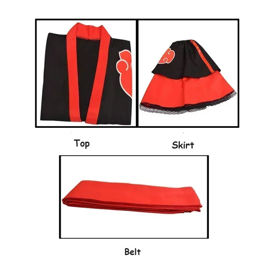 Anime Kimono Cosplay Dress – Girls/Kids Halloween Costume (Festival & Carnival Outfit, Women’s Masquerade Suit)