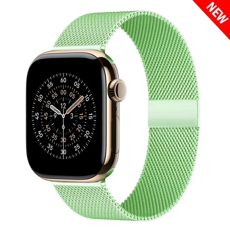 Milanese Loop Metal Band for Apple Watch – Compatible with Series 11, 10, 9, 8, 7, 6, 5, 4, SE & Ultra 2/3, 40–49mm