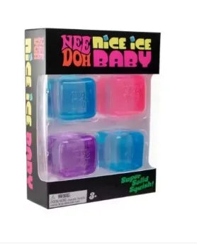 Schylling Needoh Nice Cube Sensory Nice-Sicle Stress Relief Squishy Cube Anti-Anxiety Squeeze Object For Focus ADHD Population