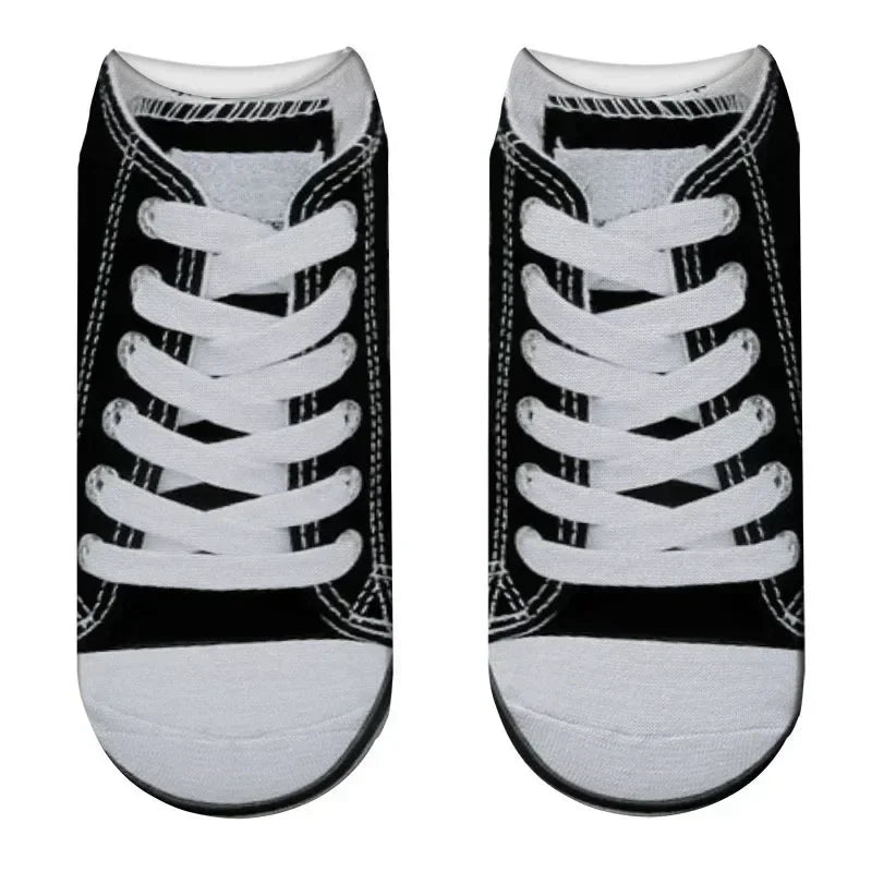 Funny Harajuku Word Print Socks – Unisex Cotton Crew Socks for Men & Women, Hip Hop Streetwear Skateboard Style
