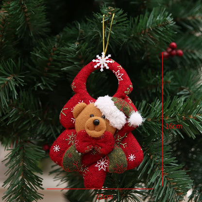 Red Star Christmas Tree Ornament – DIY Hanging Pendant Decoration for Xmas, New Year Party, Home Decor & Holiday Gifts