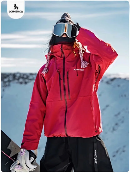 John Snow Unisex Ski Jacket – 2026 Waterproof & Breathable Winter Coat, Warm Snowboarding and Outdoor Sports Outerwear for Men & Women