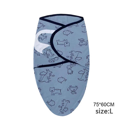 Manta Envolvente y Gorro para Recién Nacido – Envoltorio Suave de Algodón para Bebés de 0 a 6 Meses