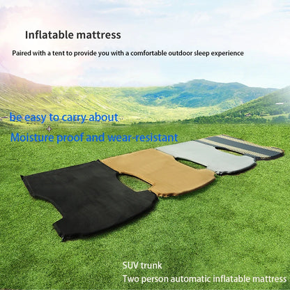 Matelas pneumatique gonflable pour Tesla Model 3 et Model Y (2017–2026) – Lit de voyage en daim pour le camping, les road trips et les aventures en plein air
