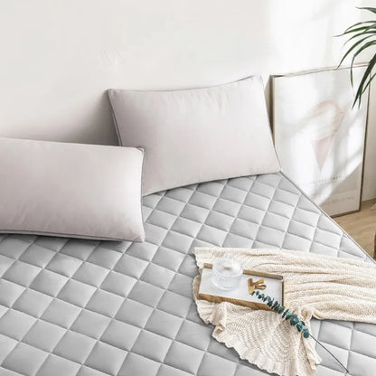 Protège-matelas imperméable – Housse de matelas lavable avec jupe élastique pour la protection du lit