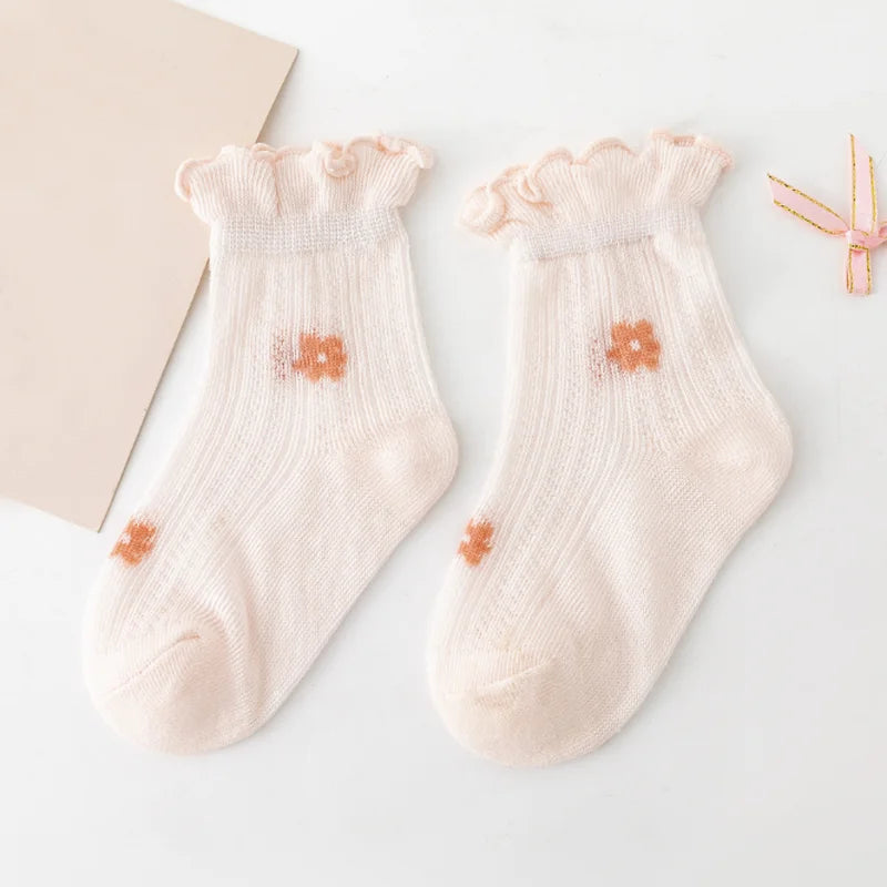 3 paires de chaussettes nouveau-né douces et respirantes en coton fin pour bébés