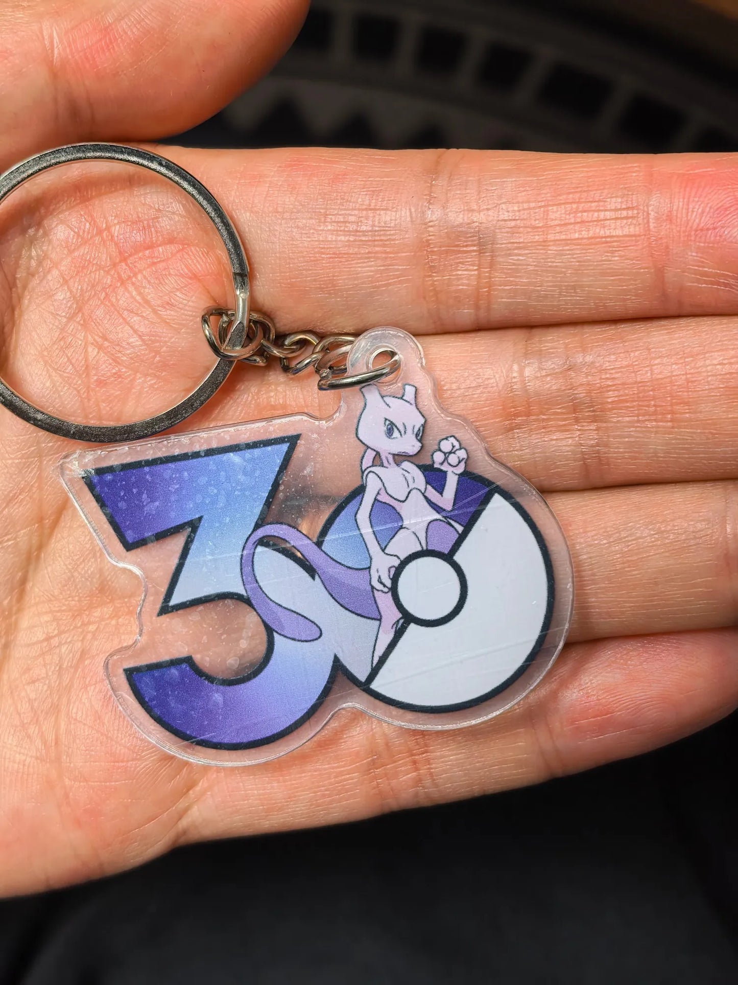 Pokémon 30th Anniversary Acrylic Keychain – Captain Pikachu, Eevee & Eeveelutions (50 Styles)