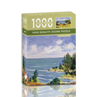 Mini puzzle de 1000 pièces – Puzzle de peinture à l'huile célèbre de Van Gogh pour adultes, jeu de puzzle d'art 38 × 26 cm, jouet éducatif casse-tête et cadeau de Noël