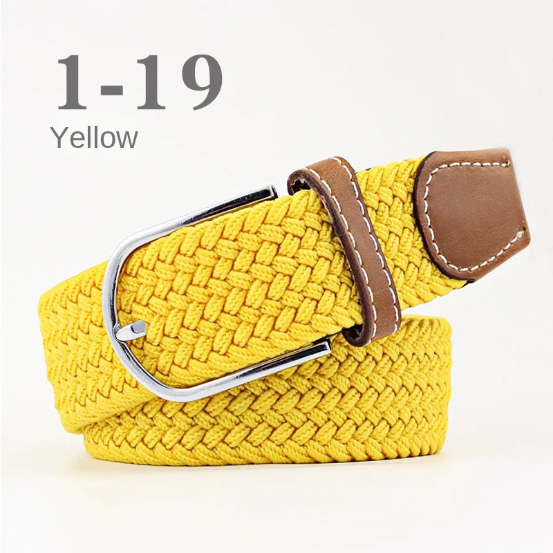 Unisex Canvas Belt Adjustable Nylon Waist Belt for Jeans, Casual & Outdoor Wear (107/120cm)