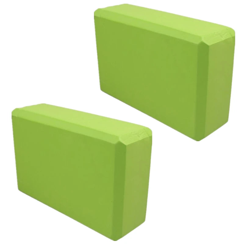 2 PCS Briques en mousse EVA pour le yoga – Outils de soutien légers pour le yoga, les étirements, l'entraînement de danse, la mise en forme du corps et les exercices de fitness