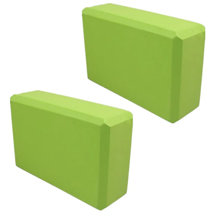 2 PCS Briques en mousse EVA pour le yoga – Outils de soutien légers pour le yoga, les étirements, l'entraînement de danse, la mise en forme du corps et les exercices de fitness