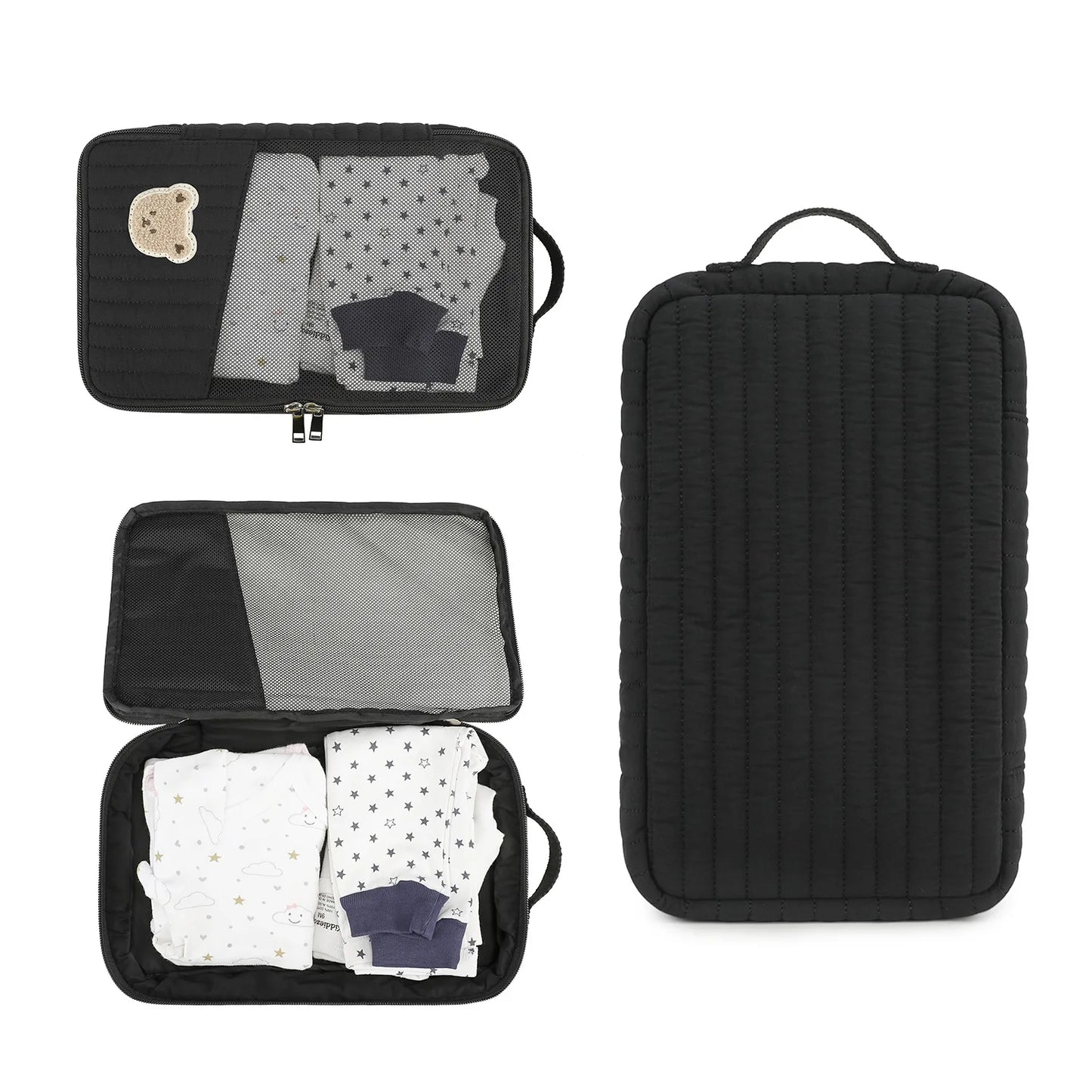 Joli sac de rangement pour couches de bébé – à suspendre à la poussette pour les couches, les vêtements, les voyages et les essentiels de la chambre de bébé
