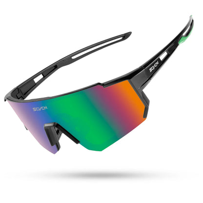 SCVCN Cycling Sunglasses – UV400 Sports Eyewear for Men & Women, Road Bike & Outdoor Glasses for Driving, Mountain Climbing & Cycling