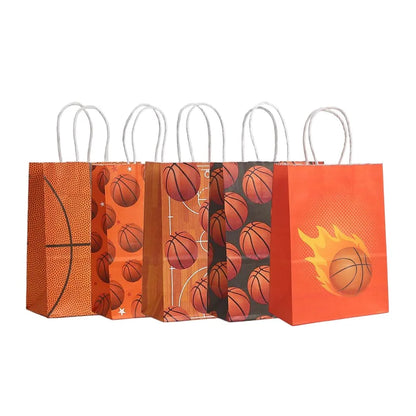 Bolsas de regalo de papel kraft de 5/10/25/50 piezas con asas – Bolsas de regalo y dulces de 10 colores para cumpleaños, bodas, baby showers y empaques de regalo
