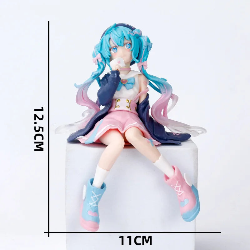 Hatsune Miku Anime Figure – Virtual Singer Manga Statue Figurine Model Toy for Desk Decoration, Cake Topper & Gift