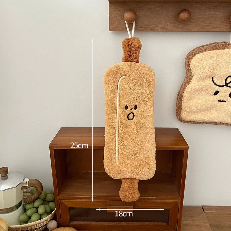 Serviette absorbante douce Kawaii – Joli chiffon de nettoyage pour la cuisine et la salle de bain, pour usage domestique