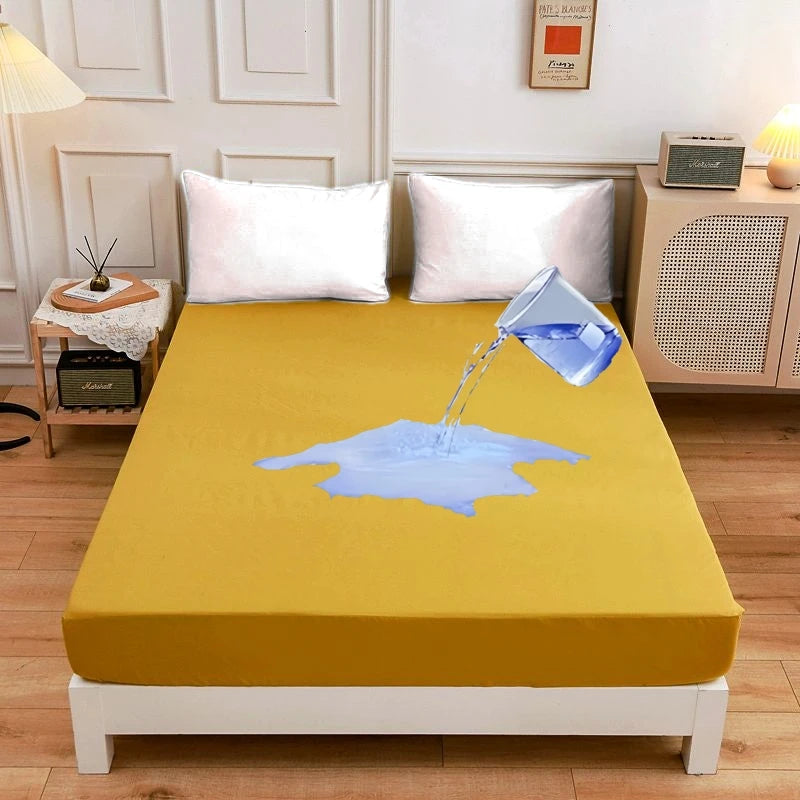 Kuup Waterproof Mattress Protector – Soft Breathable Fitted Mattress Cover with Elastic Band