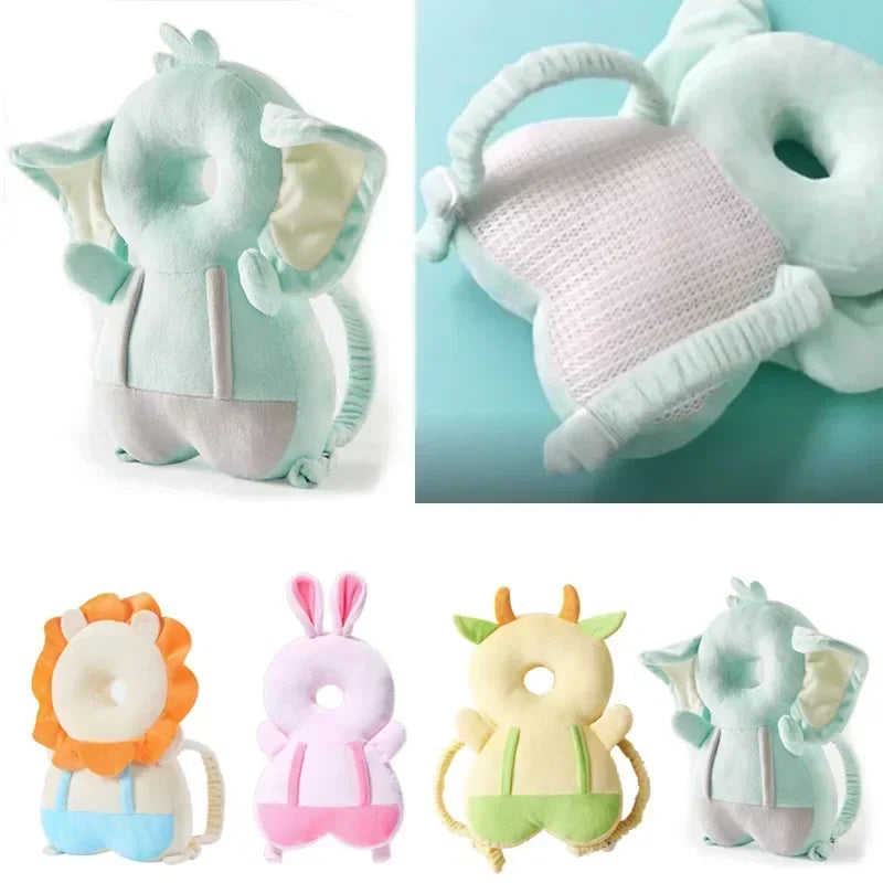 Mochila protectora de cabeza para bebé – Cojín de seguridad de abeja ángel para 1-3 años, almohada protectora anticaída