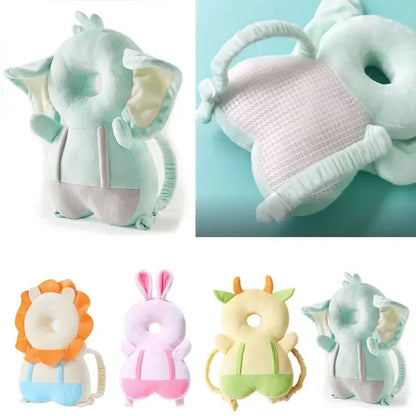 Mochila protectora de cabeza para bebé – Cojín de seguridad de abeja ángel para 1-3 años, almohada protectora anticaída