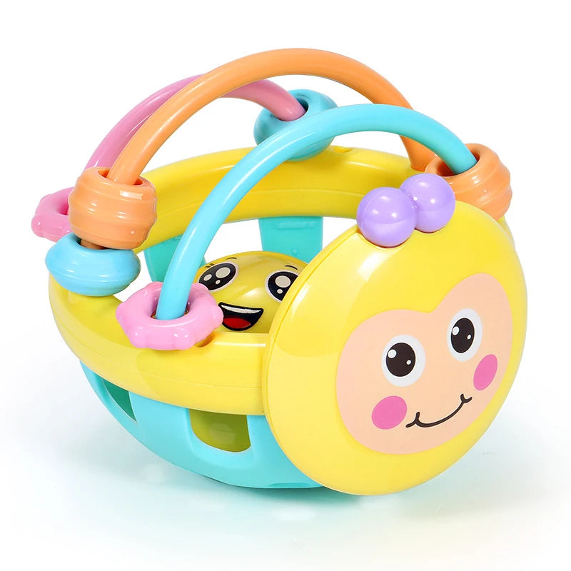 Hochet Girafe – Hochet Musical Sensoriel pour Nouveau-Né (0-12 Mois), Jouet de Dentition pour Bébé, Hochet Musical en Forme de Marteau de Sable pour le Développement et l'Éveil de Bébé