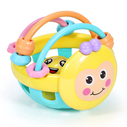 Hochet Girafe – Hochet Musical Sensoriel pour Nouveau-Né (0-12 Mois), Jouet de Dentition pour Bébé, Hochet Musical en Forme de Marteau de Sable pour le Développement et l'Éveil de Bébé