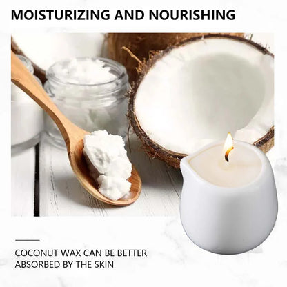 1PC Luxury Massage Oil Candle – Scented Aromatherapy Candle for Relaxation & Skin Moisturizing, Body Oil Candle for Spa & Self-Care