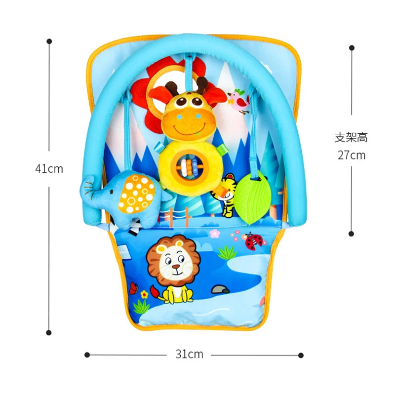 Juguete Colgante para Asiento de Bebé – Sonajero Colgante para Centro de Actividades Infantiles, Juguete Sensorial para Cochecito y Cuna para el Desarrollo Temprano, Juguete para Patadas para Bebés, Regalo para Niños Pequeños y Recién Nacidos