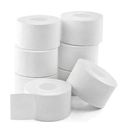 Cinta deportiva atlética de 9,1 m – Venda adhesiva de algodón impermeable para boxeo para soporte de distensiones, protección contra lesiones y envoltura deportiva (2,5/3,8/5 cm)